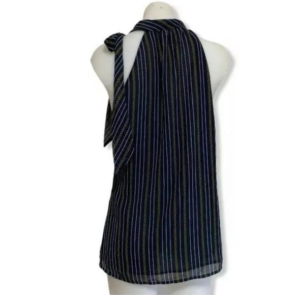 Banana Republic Bow Women Blouse Sleevless - Picture 2 of 6